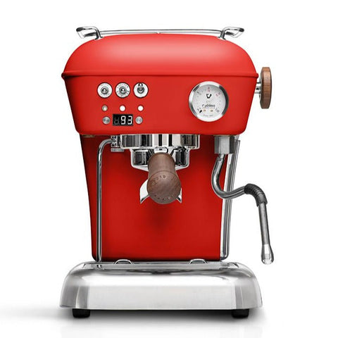 Ascaso Dream PID Automatic Home Espresso Machine - Love Red on a white background