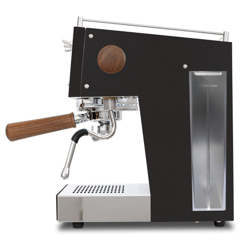 Side View Ascaso Steel UNO Programmable Espresso Machine (Black)