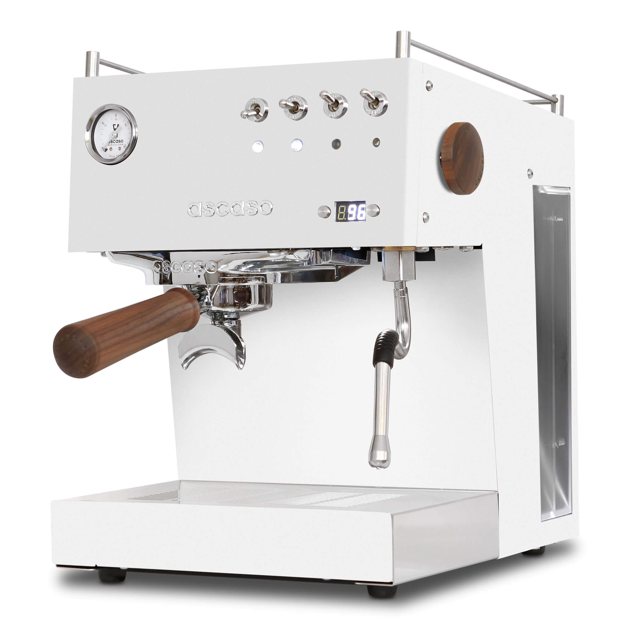 Ascaso Steel UNO PID Espresso Machine (White) | Compact