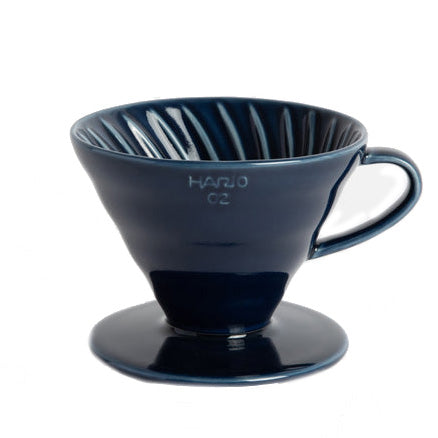 Hario V60 Ceramic Coffee Dripper 02 - Navy Blue