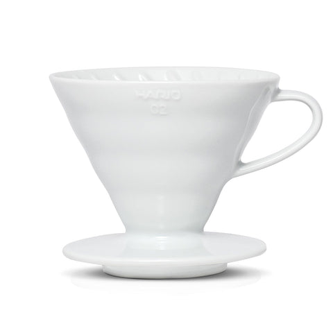 Hario V60 Ceramic Coffee Dripper 02 - White
