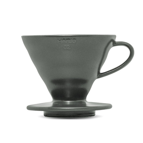 Hario V60 Ceramic Coffee Dripper 02 - Juniper on a white background