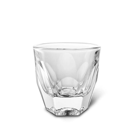 notNeutral cappuccino Clear glass tumbler on a white background