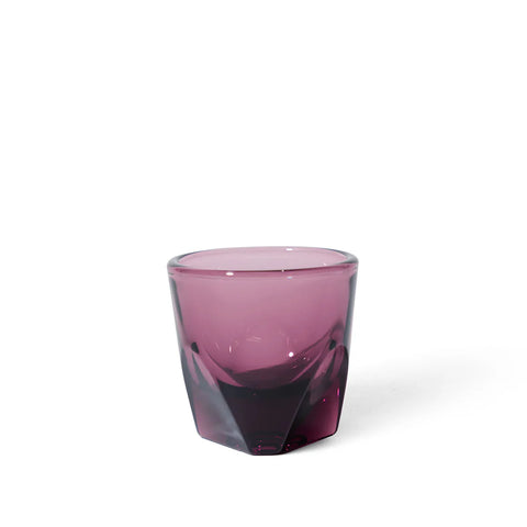 notNeutral Espresso Purple glass vase on a white background