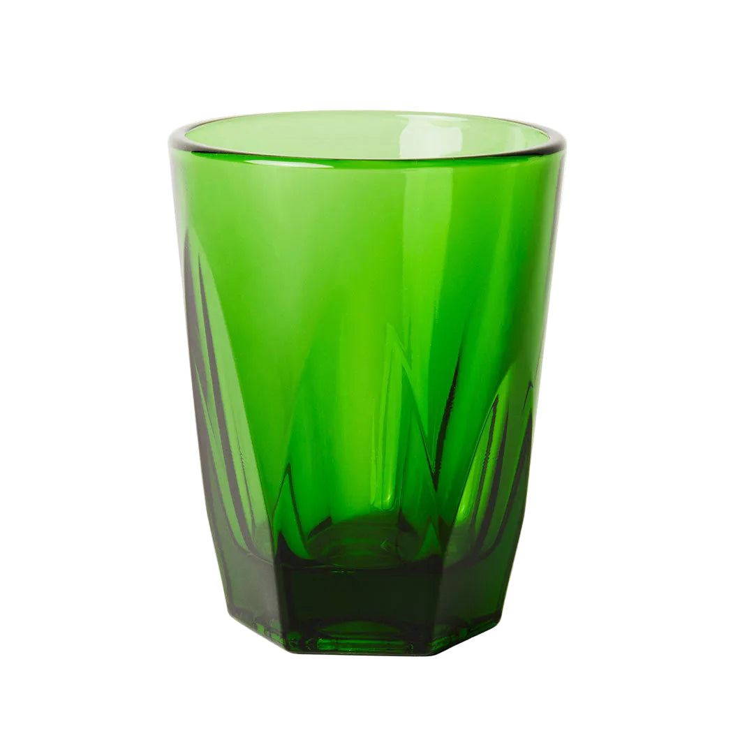 notNeutral Vero Latte Glass 12oz Emerald | Handmade USA | Everyday